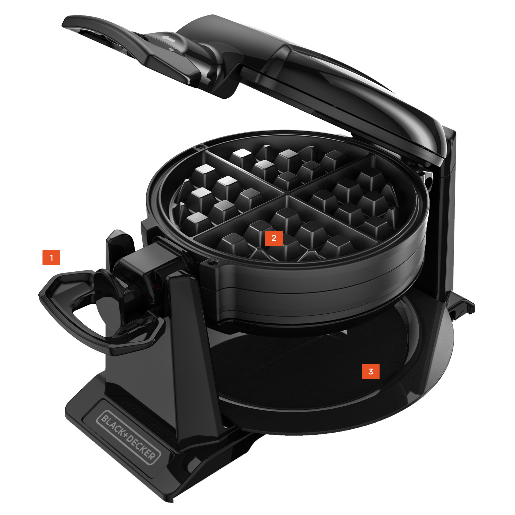 Double Flip Waffle Maker BLACK DECKER